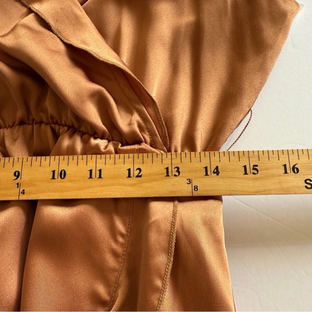 Show Me Your MuMu Copper Ruffle Midi Dress - Picture 10 of 12
